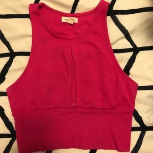Hot pink crop